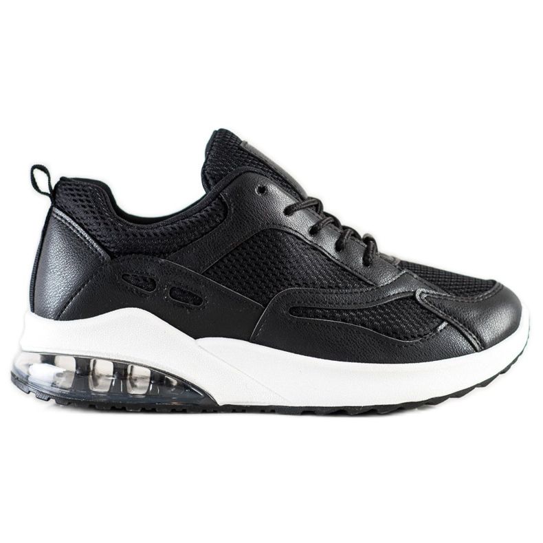 SHELOVET Schwarze Turnschuhe mit Mesh