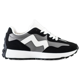 SHELOVET Lässige Turnschuhe schwarz