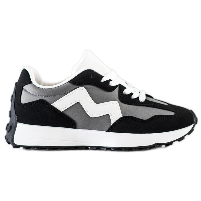 SHELOVET Lässige Turnschuhe schwarz