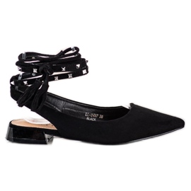 Seastar Pumps mit Zierband schwarz