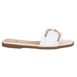 Seastar Elegante Hausschuhe mit Ornament weiß