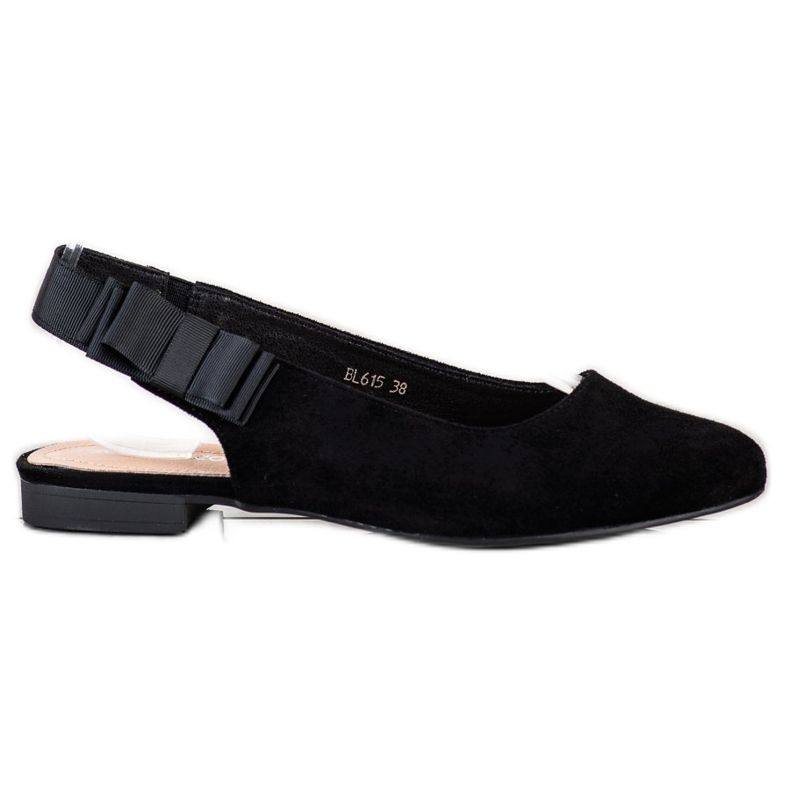 Sergio Leone Slip-on-Pumps mit Schleife schwarz