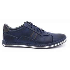 Polbut 1801 marineblaue Freizeitschuhe für Herren navy blau