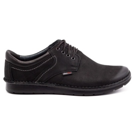 Kampol Casual Herrenschuhe 11/3 schwarz Nubuk