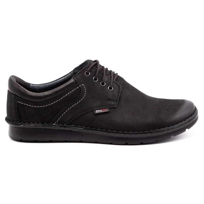 Kampol Casual Herrenschuhe 11/3 schwarz Nubuk