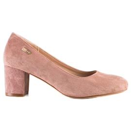 Klassische Sergio Leone Pumps rosa