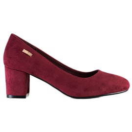 Klassische Sergio Leone Pumps rot