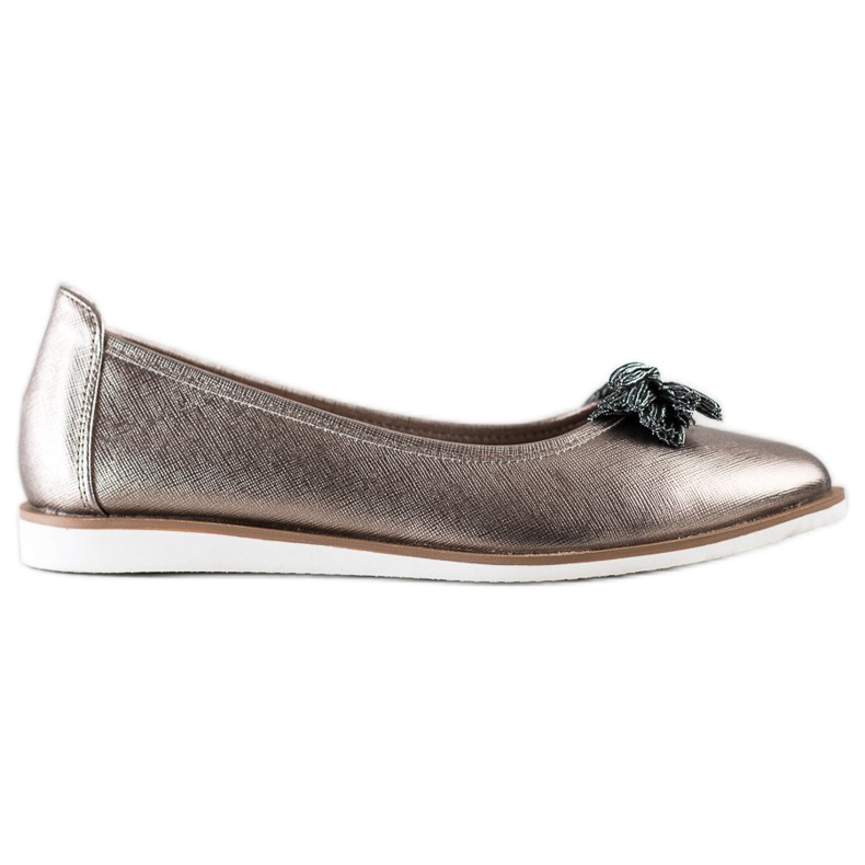 Ballerinas mit Fransen von Sergio Leone braun mehrfarbig