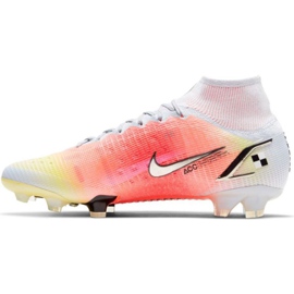 Nike Mercurial Superfly 8 Elite Mds Fg M CV0959 108 Fußballschuhe rot, weiß, orange orangen und rottöne