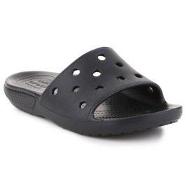 Crocs Classic Slide Black 206121-001 Flip-Flops schwarz