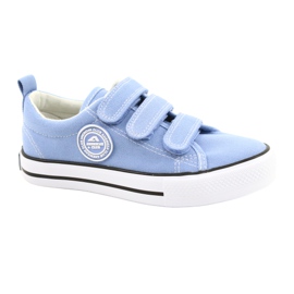 Sneaker American Club blau LH63 / 21 Klettschuhe