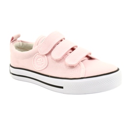 Sneakers mit Klettverschluss American Club rosa LH63 / 21