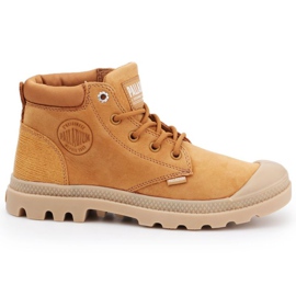 Palladium Pampa Lo Cuff Lea W 95561-717-M Schuhe braun