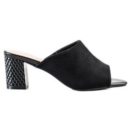 Elegante Sergio Leone Hausschuhe schwarz