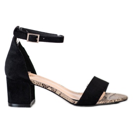 Sandalen an einer Bar Sergio Leone schwarz