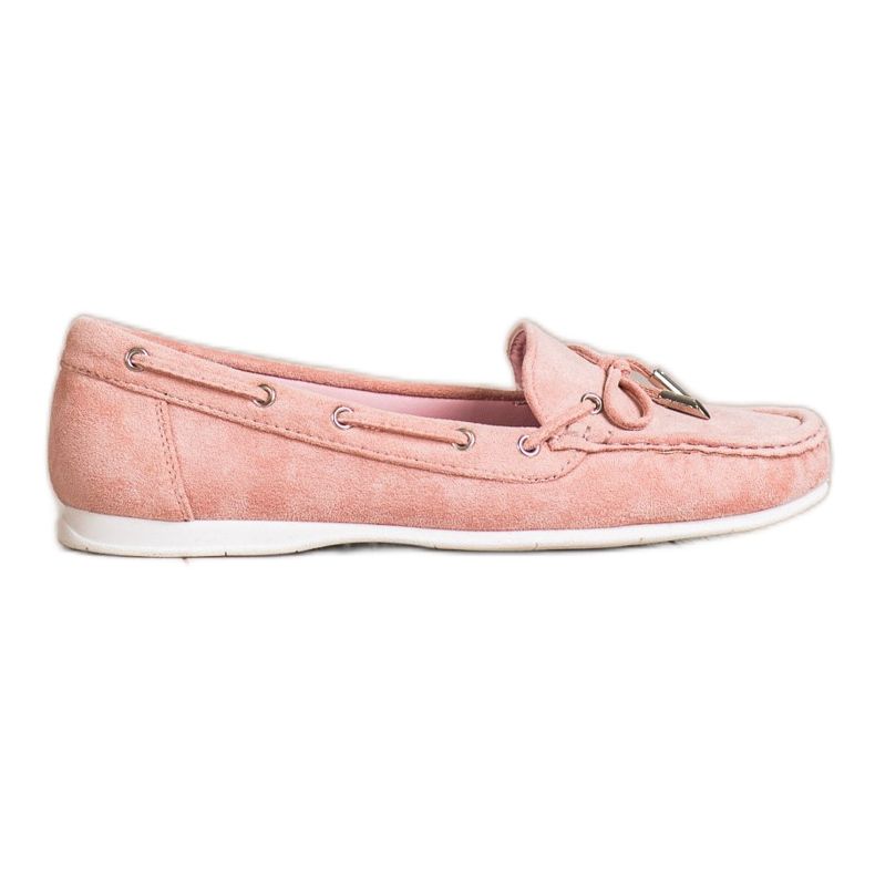 SHELOVET Lässige rosa Loafer