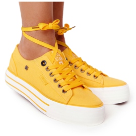 Damen Sneaker Big Star HH274055 Gelb