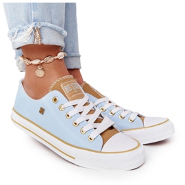 Klassische Sneakers für Damen Big Star HH274457 Blau