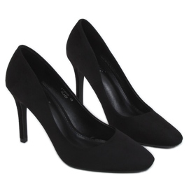 Schwarze Damen High Heels LE080P Schwarz