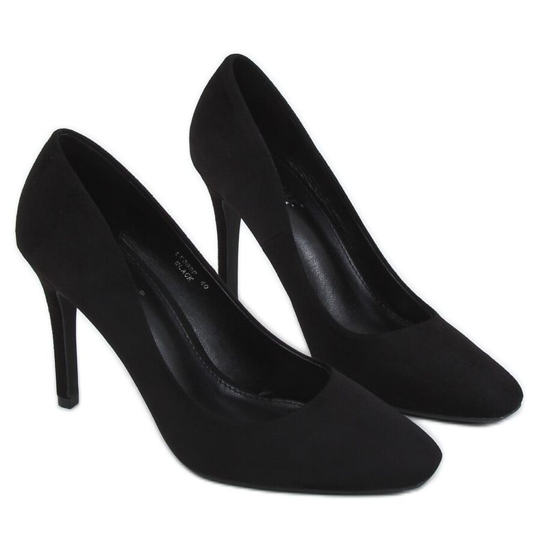 Schwarze Damen High Heels LE080P Schwarz