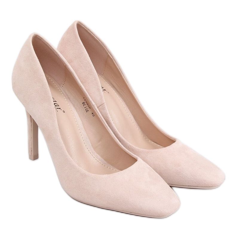Damen High Heels beige LE080P Beige