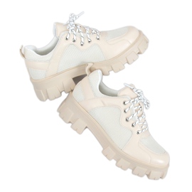 Loafer mit hohen Sohlen NC1129 Beige