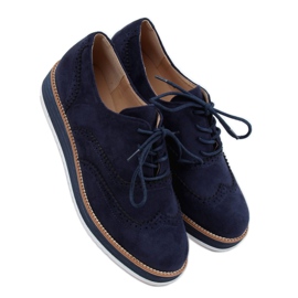 Marineblaue Schuhe für Damen 8998-46 Blau