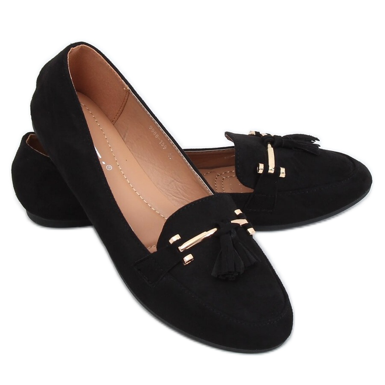 Schwarze Damen-Loafer 9988-159 Schwarz