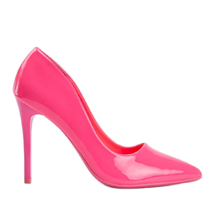 Rosa lackierte Angela Heels