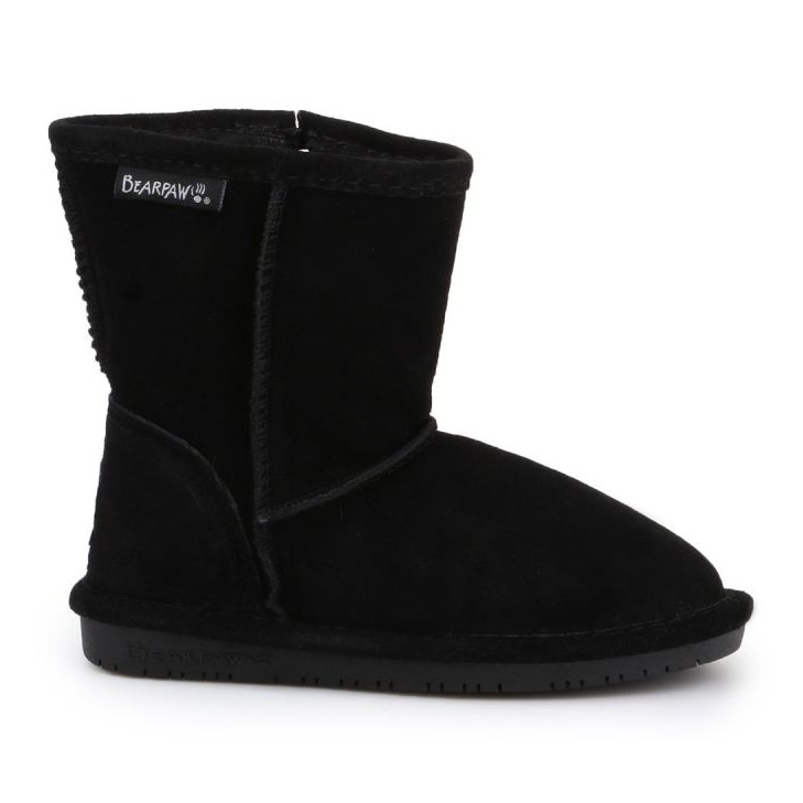 BearPaw Emma Kleinkind Zipper Jr 608TZ Schwarz Neverwet Schuhe