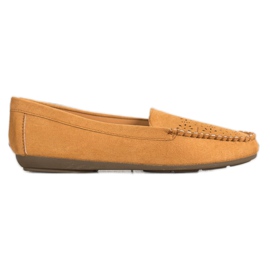 Best Shoes Loafer mit durchbrochenem Muster braun