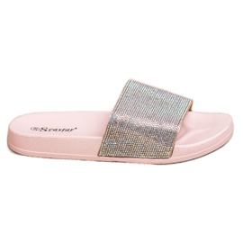 Seastar Hausschuhe mit Kristallen rosa