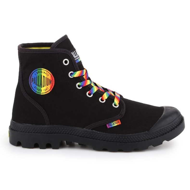 Schuhe Palladium Pampa Pride Schwarz / Rainbow W 76521-054-M