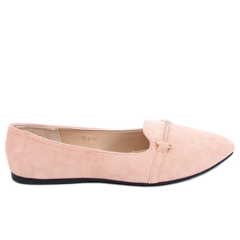 Mokassins Mandelrosa Zehen 3C-6 Pink