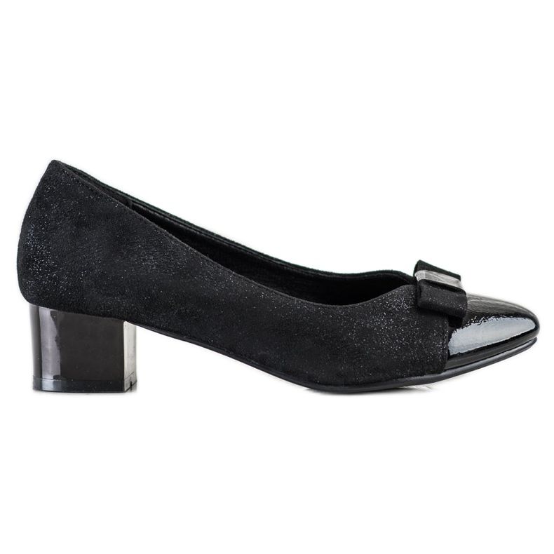 Pumps mit VINCEZA Brokat schwarz