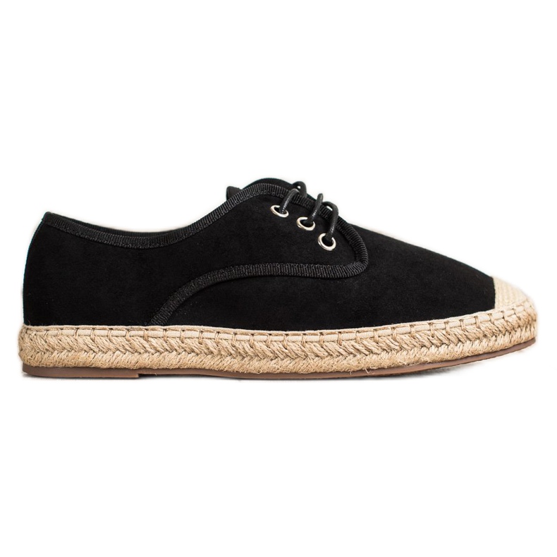 Cm Paris Schwarze Espadrilles