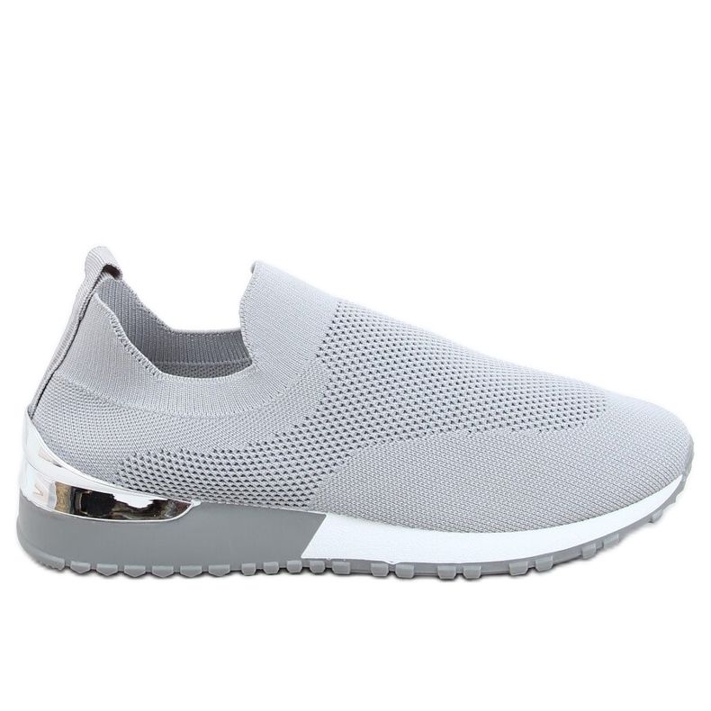 Graue Socken Sportschuhe LDH006 Grau