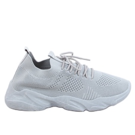 Grau FF-10 Graue Socken Sportschuhe