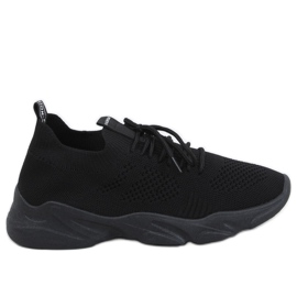 Schwarz FF-10 Schwarze Socken Sportschuhe