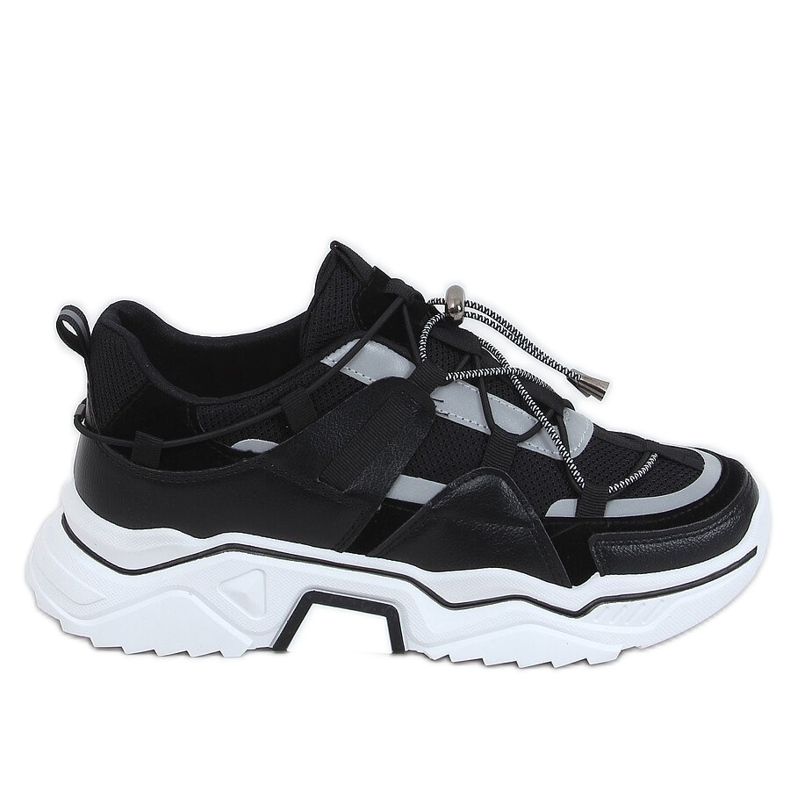 Schwarz TS-508 Schwarze Sportschuhe