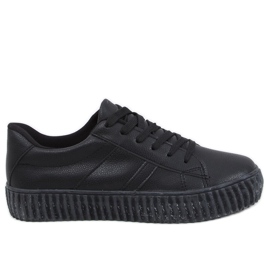 Schwarze Damen-Sneaker A6020 Schwarz