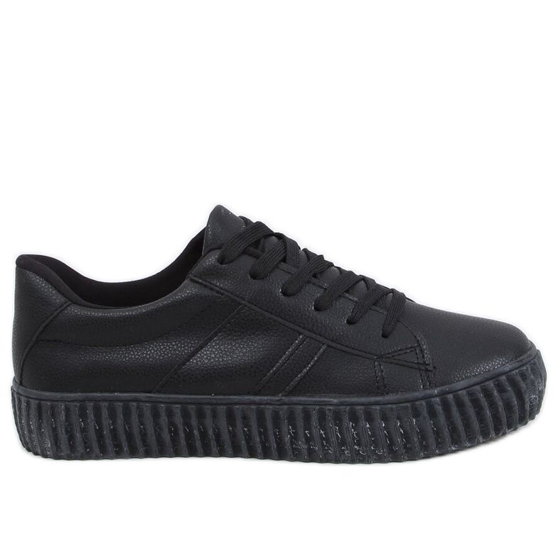Schwarze Damen-Sneaker A6020 Schwarz