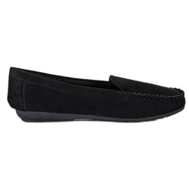 Best Shoes Loafer mit durchbrochenem Muster schwarz