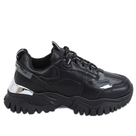 Schwarz 9931 Schwarze Sportschuhe