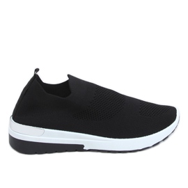 Schwarz G-362 Schwarze Socken Sportschuhe