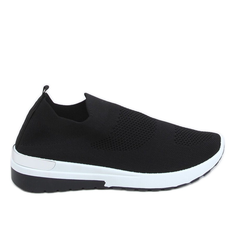 Schwarz G-362 Schwarze Socken Sportschuhe