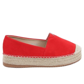 Rote Damen Espadrilles AB-79 Rot