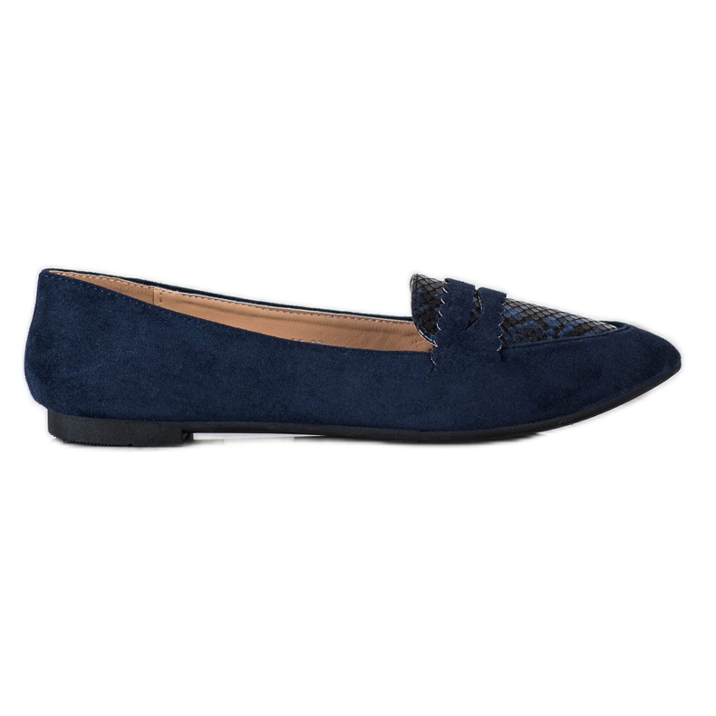 Small Swan Navy Lordsy Schlangen-Print navy blau