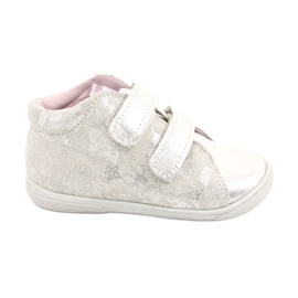 Mazurek Klett-Sport-Leder-Stiefeletten 1264 silberne Blume
