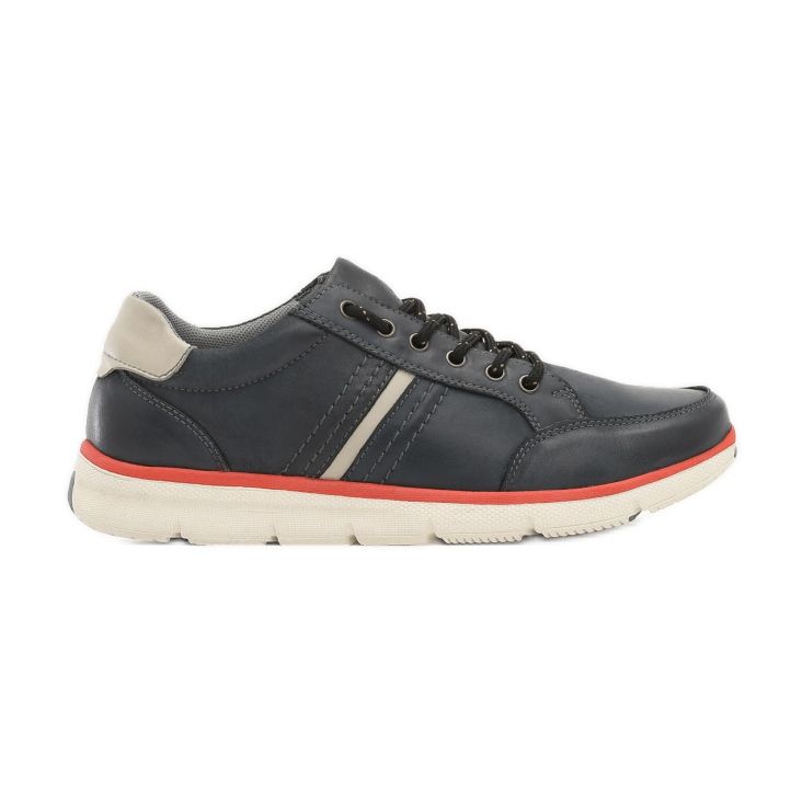 Freizeitschuhe Herren Vices SD63-13 Navy 41 46 beige navy blau blau